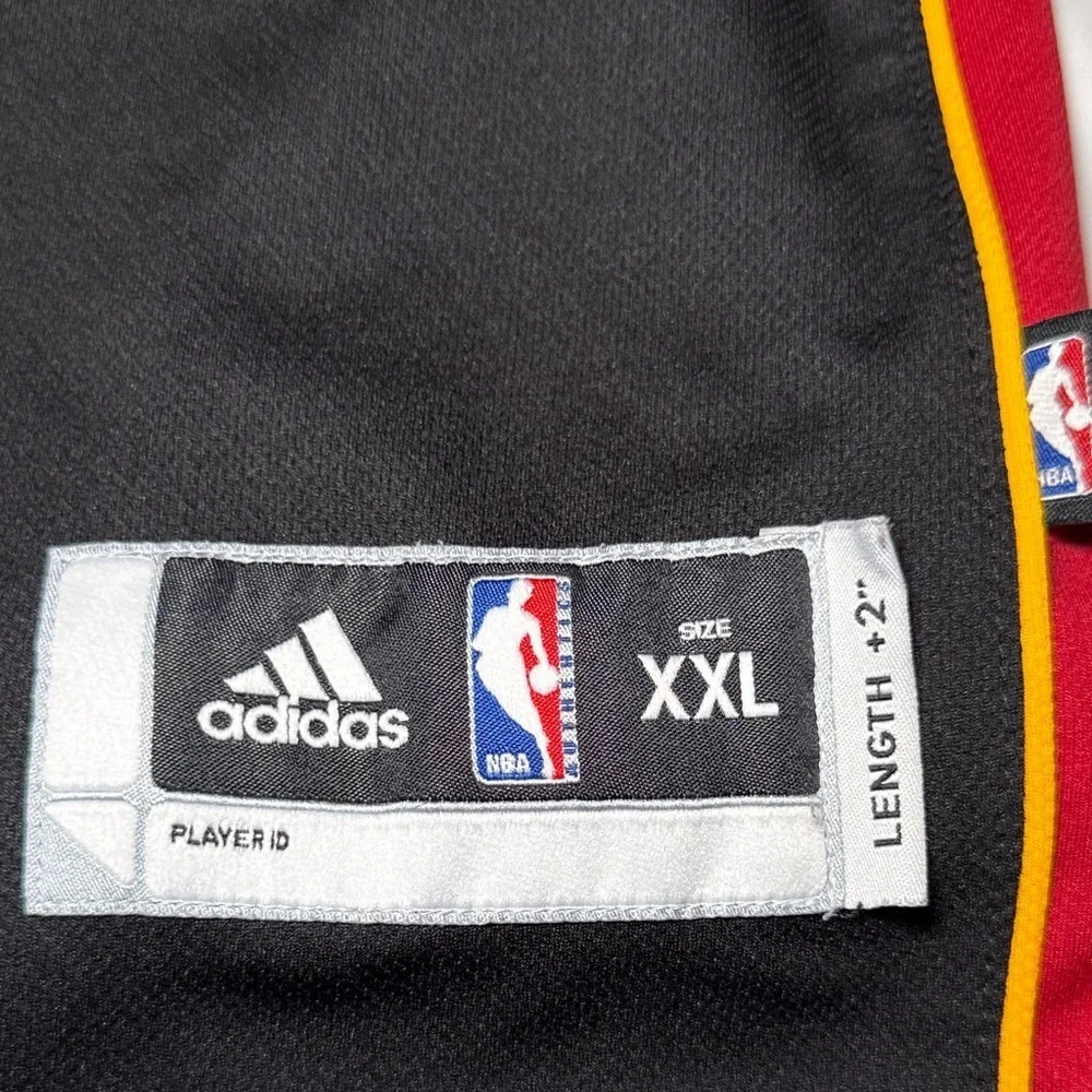 Adidas D Wade #3 Miami Heat Big 3 Era 2009-2010 Men's Jersey XXL